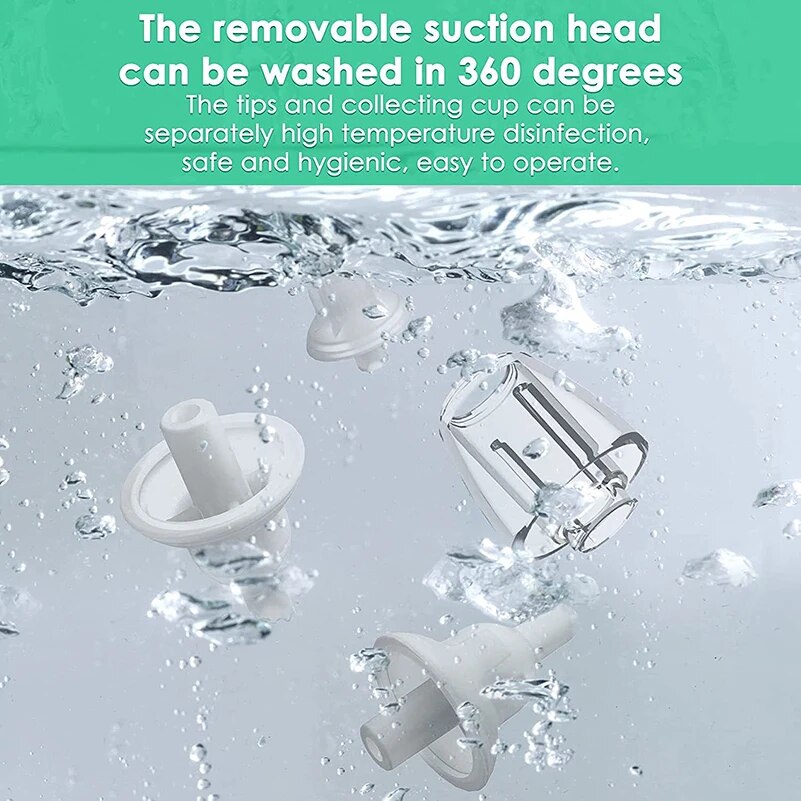 Electric Nasal Vacuum Cleaner Nasal Aspirator Newborn Hygiene Kit Mucus Runny Nose Inhaler teenager Healthy Care Stuff