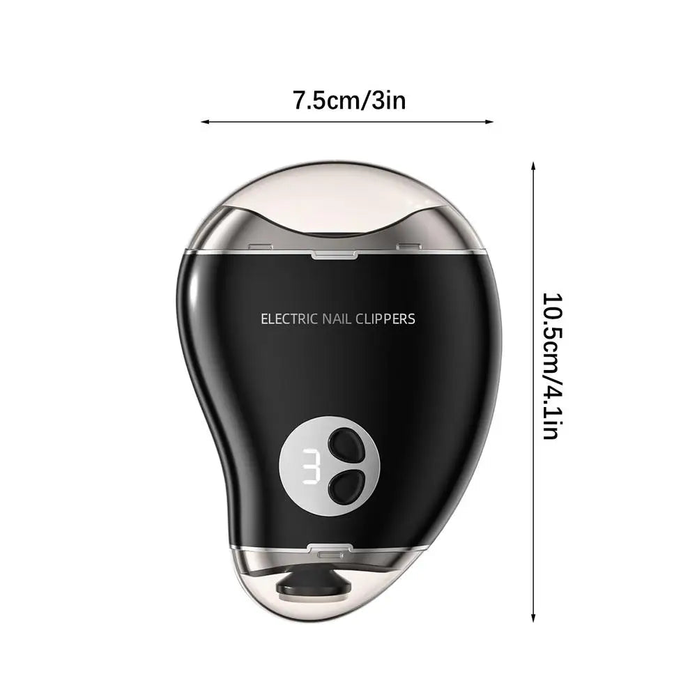 Electric Nail Cutter For People Mango Shape Toe Nails Cutter 3-Speed Double-Head Trimming Nail Sharpener Adults