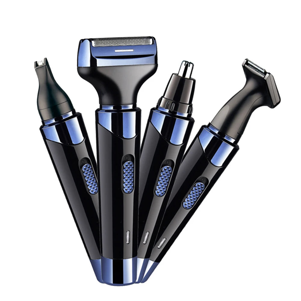 Portable Multifunctional Electric Nose Hair Trimmer Hair Cut Clipper Kit Ear Nose Groomer Shaver Safe Face Care Shaving