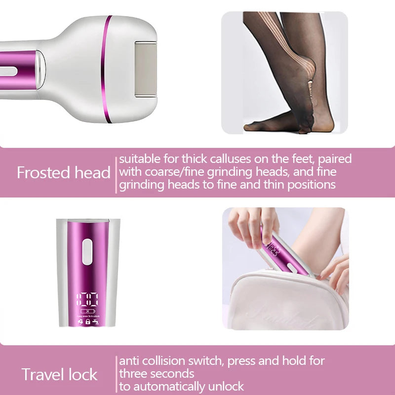 3 in 1 Rechargeable Women Epilator for Face Body Electric Shaver Female Hair Removal Bikini Trimmer Leg Lady Shaver Callus Remover