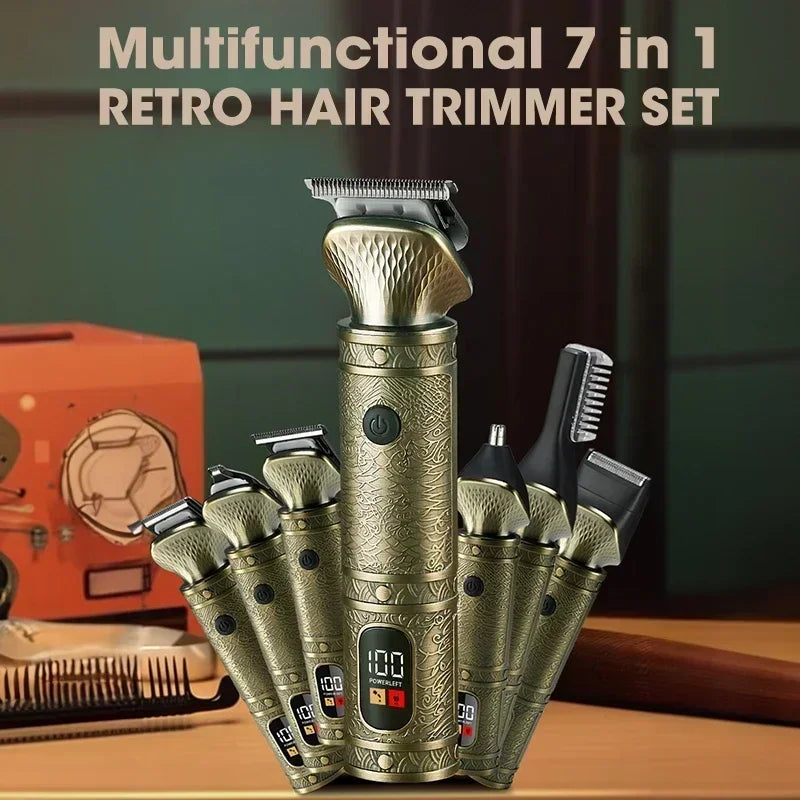 Hair Cutting Machine Multifunctional Hair Clipper Men's Home Nose Hair Set