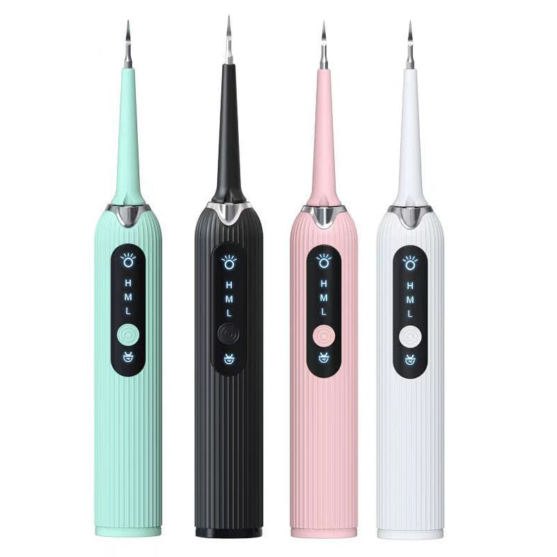 LED Sonic Electric Toothbrush Dental Scaler Teeth Whitening USB Charger Dental Calculus Remover Tooth Whitener with Mouth Mirror