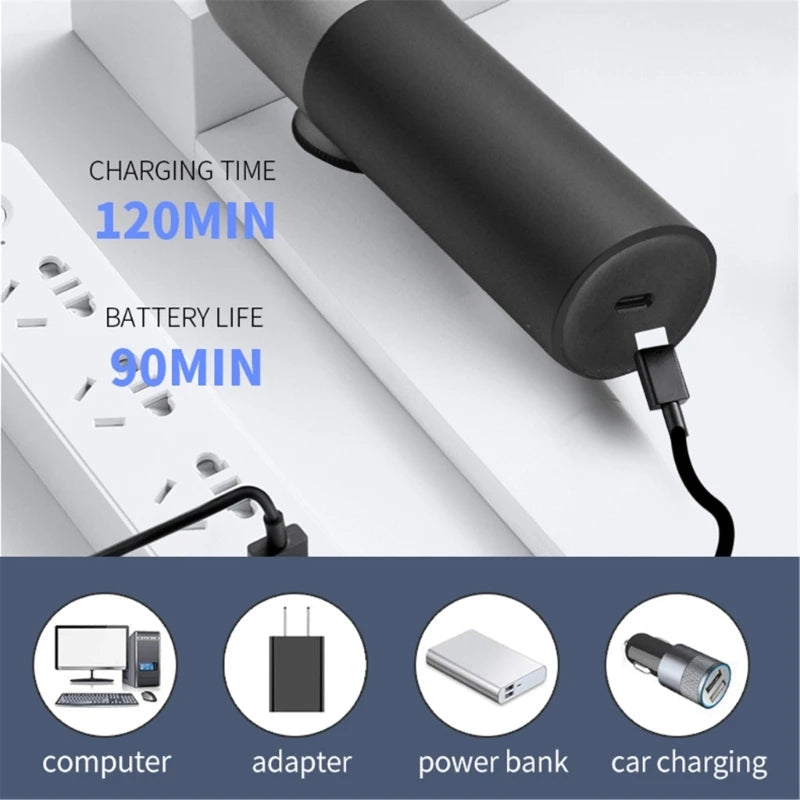 Men Hair Trimmer Electric Push Shear Adjustable Cordless Clippers Cutting Machine