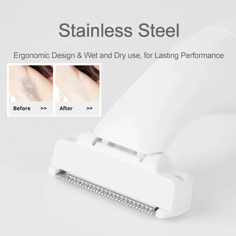 Electric Razor for Women Removal for Body Nose Hair Trimmer Face Shavers Eyebrow Leg Armpit Bikini Area Pubic Underarms Razors