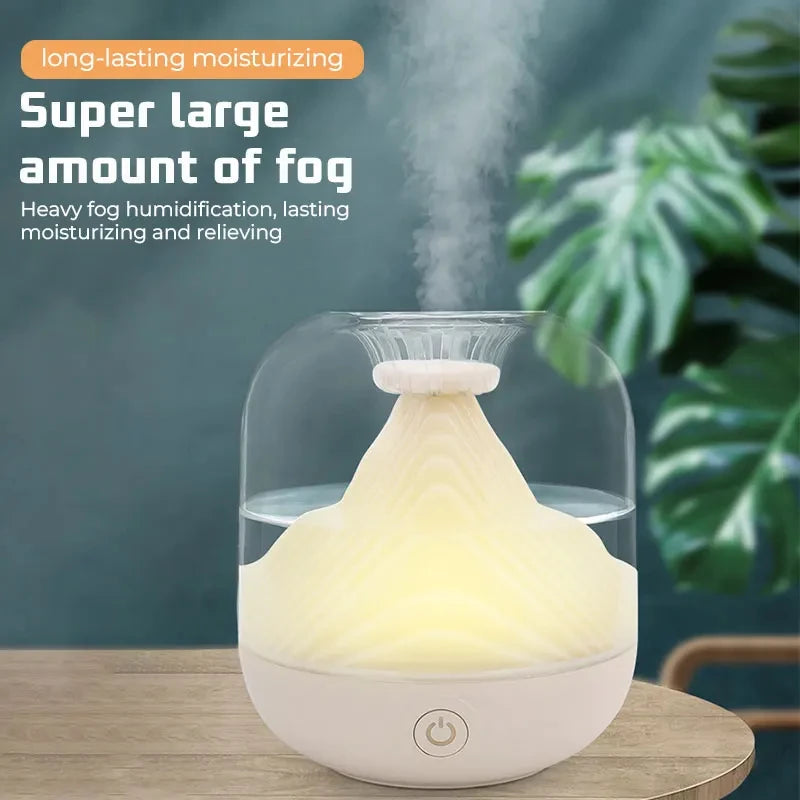 Humidifiers Diffusers Essential Oils Air Humidifier With LED Night Light USB Rechargeable Portable For Home Office