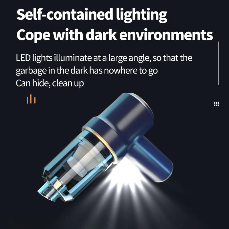 Car mounted vacuum Cleaner Wireless Mini Car Wireless Strong Suction Portable Handheld Cleaning Machine Home Appliance