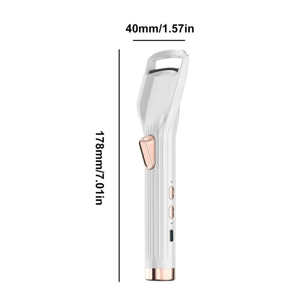 Portable electric Hair dryer Rechargeable Natural Arc Heated Eyelash Curler long-lasting shaping eyelash clip Makeup Tools