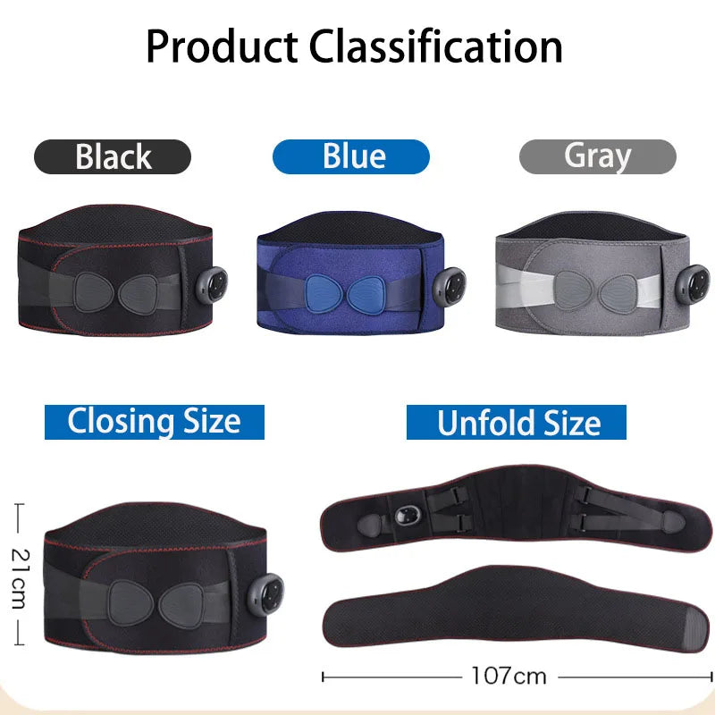 Electric Waist Massager Infrared Heating Vibration For Back Abdomen Pain Relief Hot Compress Massage Support Belt