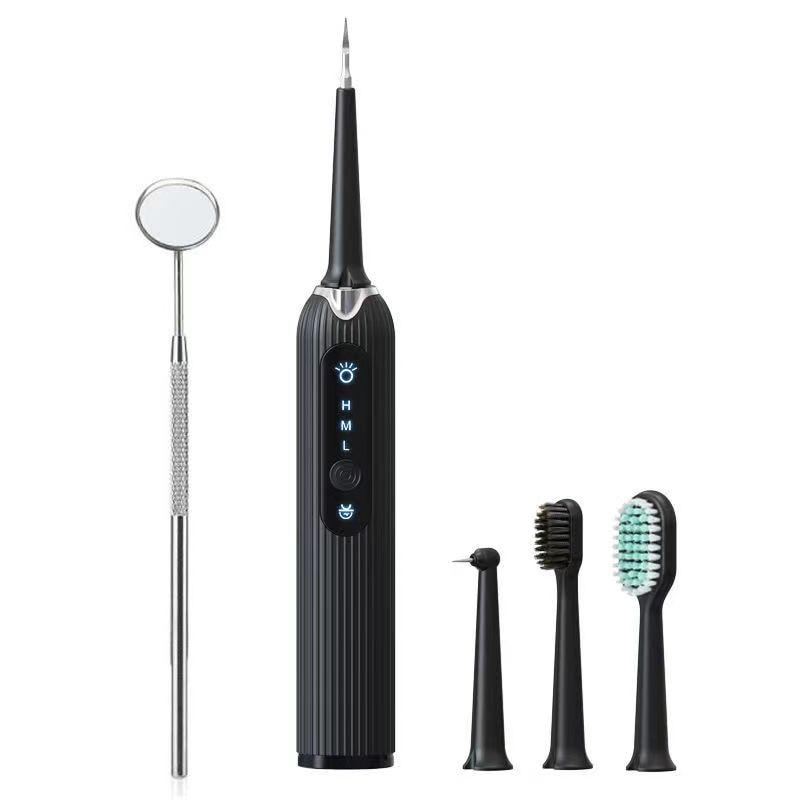LED Sonic Electric Toothbrush Dental Scaler Teeth Whitening USB Charger Dental Calculus Remover Tooth Whitener with Mouth Mirror