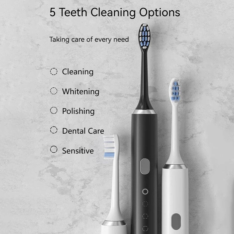 Ultrasonic Toothbrush Rechargeable Electric Toothbrush 2 Minutes Timer 5 Modes Cleaning Maglev Dental Brushes Bathroom Items