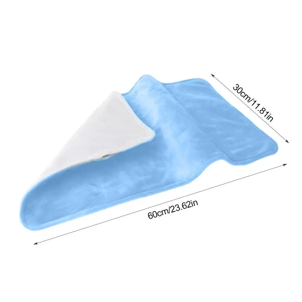 Portable Heated Blanket 10W Super Soft Fast Heating Electric Plush Throw Breathable Machine Washable  Heating Pad Cushion