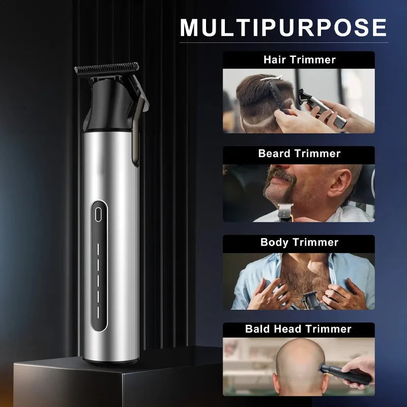 Beard Trimmer for Men Professional Hair Clippers Zero Gapped Hair Trimmer Cordless USB Rechargeable Easy To Hold and Use Clipper