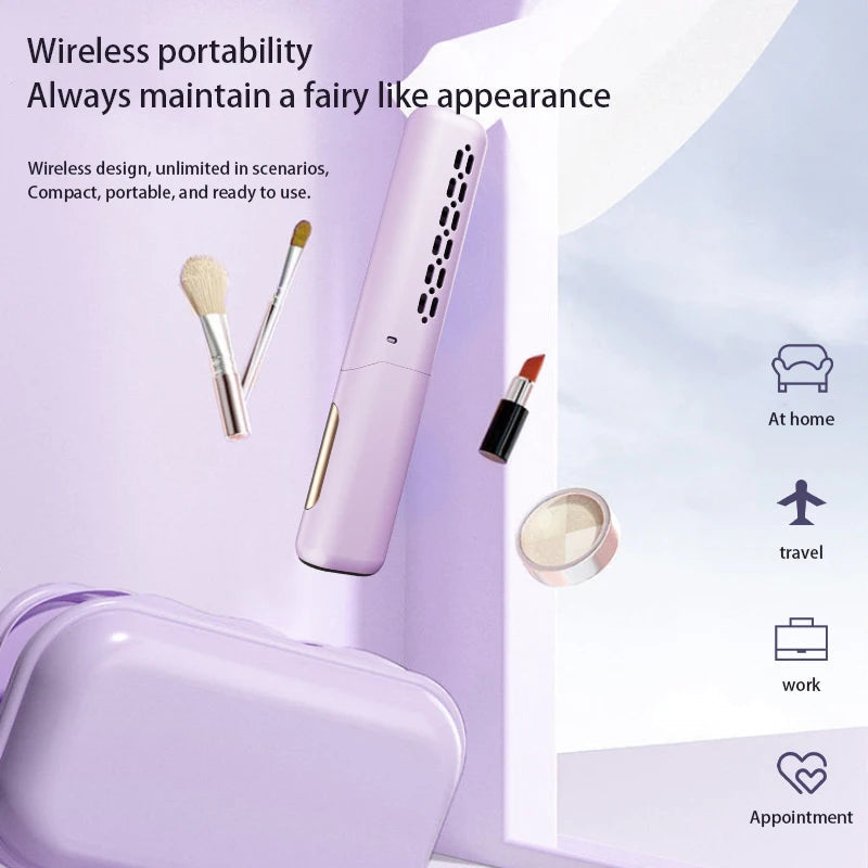 Cordless Compact Hair Straightening Brush Automatic Power Off Protection Portable A Smooth Comb Not Harmful To Hair Anti-scald