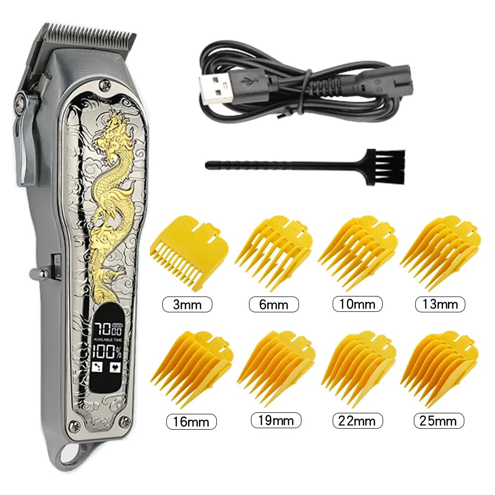 Professional Hair Clipper Cordless Hair Trimmer Machine Men's Razor Hair Clipper Hair Trimmer Beard