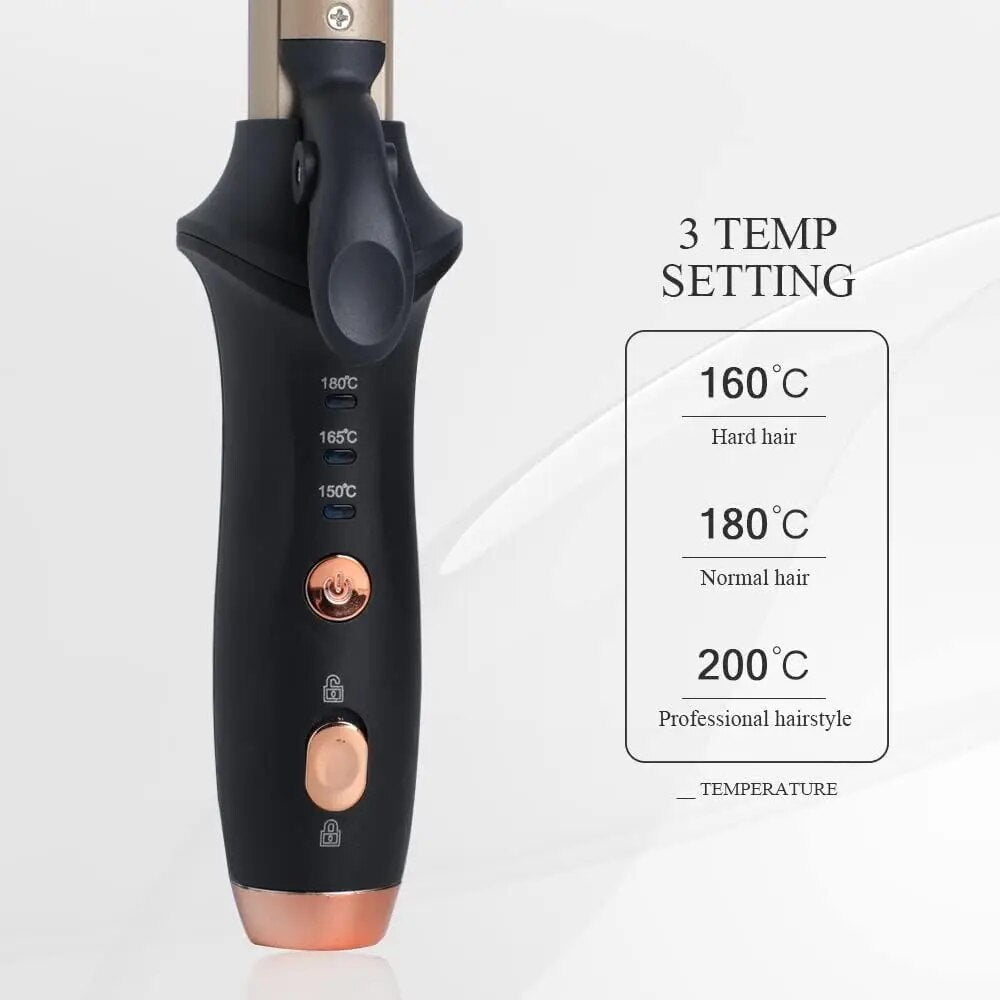 Mini Hair Curling Iron Straightener 2 in 1 Travel Mini Curling Wand for Short Hair Cordless Hair Straighteners