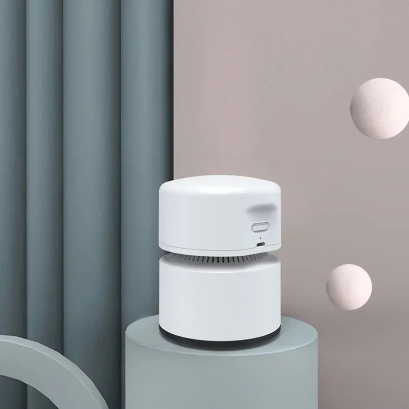 Mini Portable Vacuum Cleaner Desktop Cleaning Desk Vacuum Clean Up Dust Table Sweeper Creative Handheld For Office