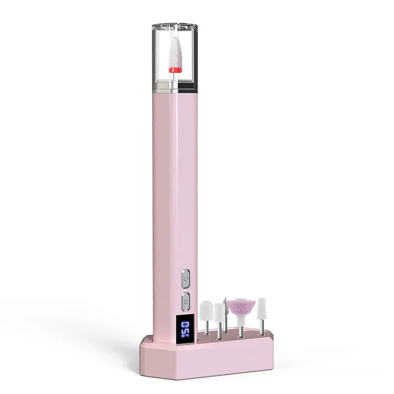 Electric Nail Polisher Finger Portable Mini Electric Nail Pen Gel Removal Tool Dead Skin Remover Nail Art Instrument