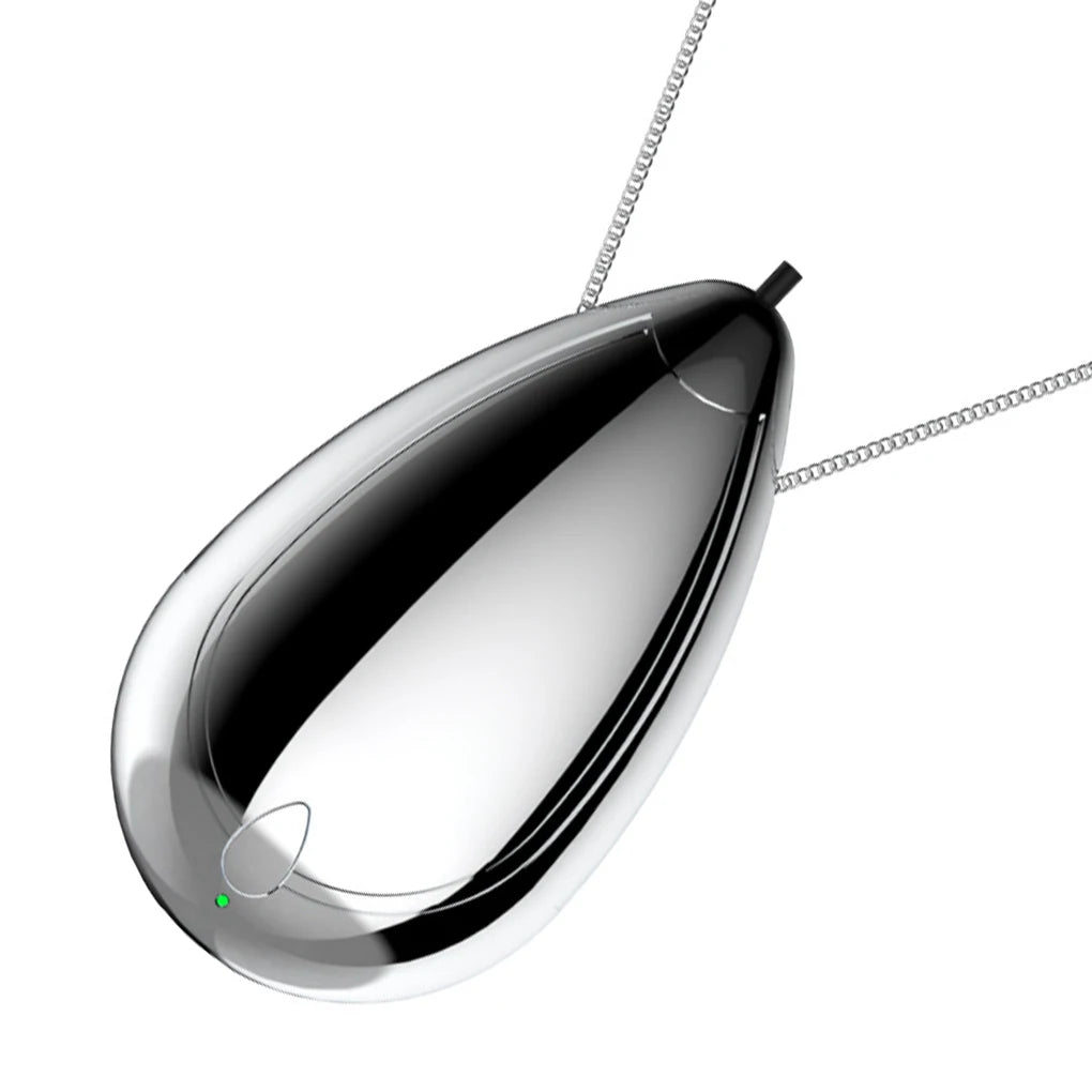 Air Freshener Neck Hanging Wearable Freshener Portable Negative Ion Air Freshening Necklace White