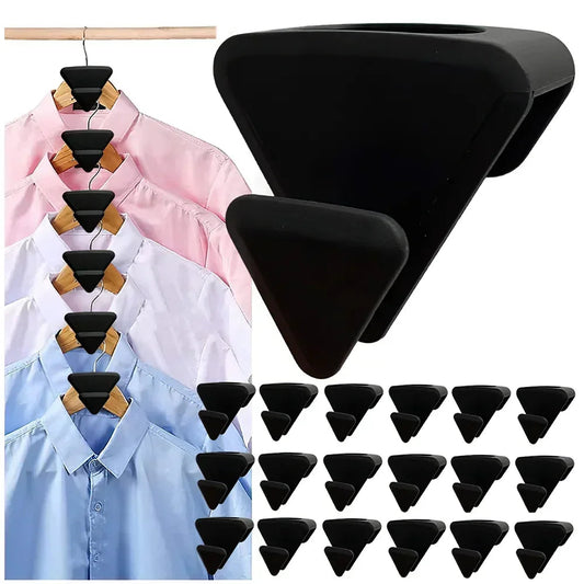 Clothes Hanger Connector Hooks Triangles Closet Extender Hangers Heavy Duty Space Saving Cascading Clothes Organizer