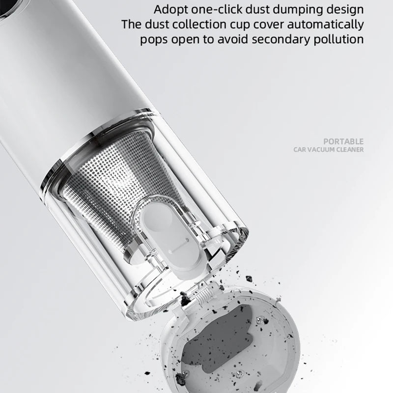 Wireless Vacuum Cleaner 13000Pa Digital Display Handheld Portable Dust Buster High Power Cordless Air Blower New