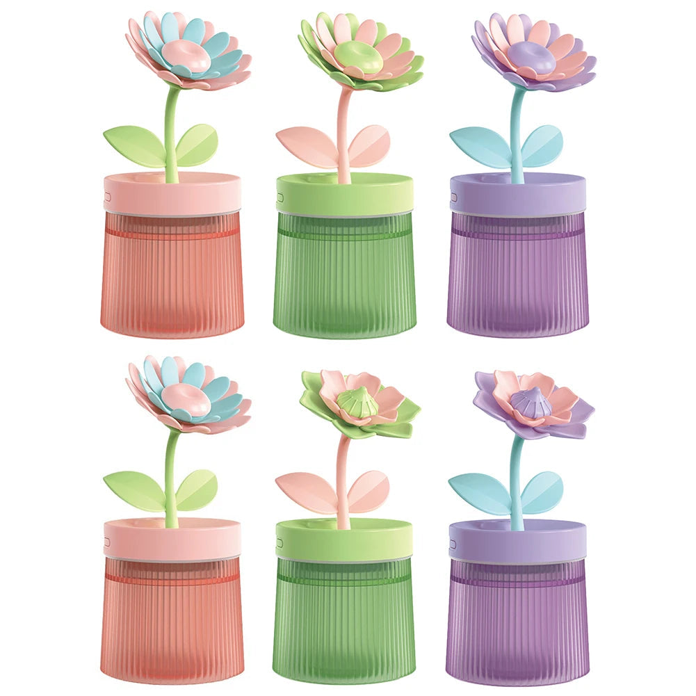 Cool Mist Humidifier 7 Color LED Light 2 Mist Modes Colorful Cool Mini Humidifier USB Desktop Humidifier for Bedroom Home Office