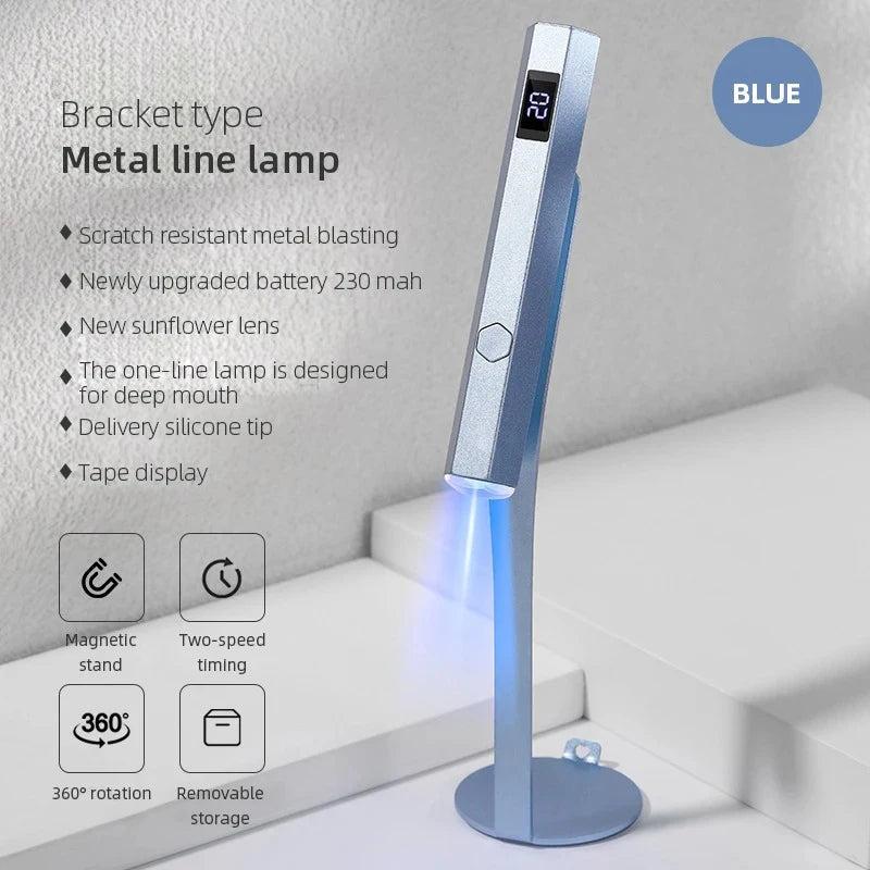 Handheld Nail Dryer Gel Lamp Small Nail Polish Fast Dry Mini Portable Adhesive Glue USB Led Lamp Manicure Tool UV Detector