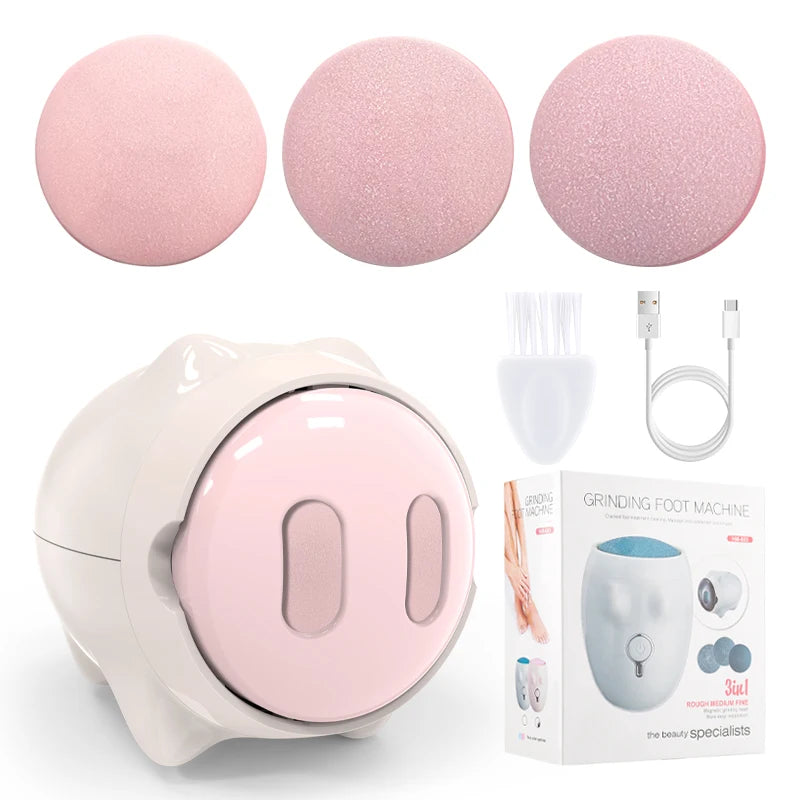 New Electric Foot Grinder for Removing Dead Skin Cocoon Cuticle Layer Foot Repair Machine Rechargeable Skin Grinding Tool