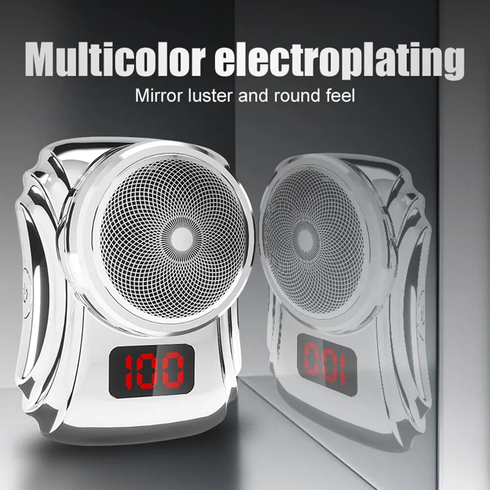 Mini Shave Electric Razors Digital Display for Men Portable Pocket Razor Beard Trimmer Razors Electric Travel Shaver