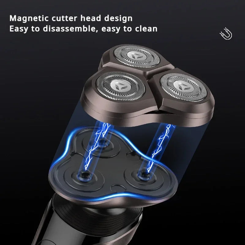 Men's 5-in-1 Multi-functional Electric Shaver Home Hair Clipper Set Washable Nose Hair Cleaner