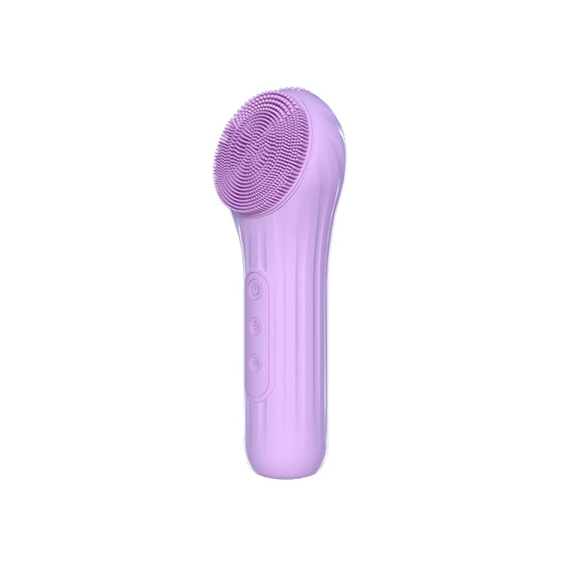 Electric Face Cleaner Sonic Silicond Facial Cleansing Brush Electric Ultrasonic Face Massager Mini Pore Deep Cleaning