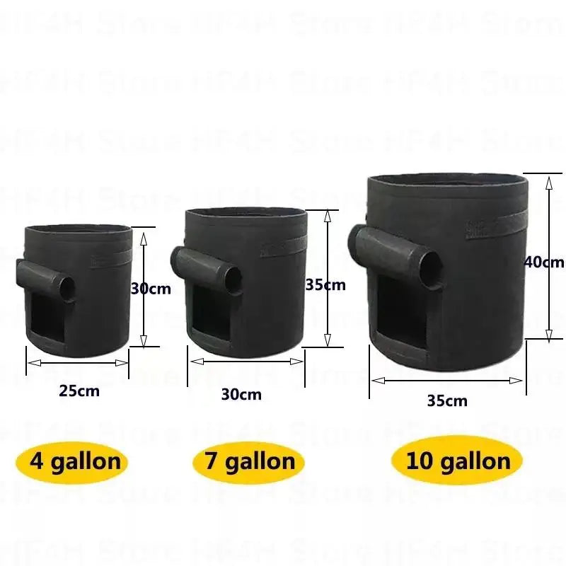 Potato Plant Grow Bags Nonwoven Fabric Pot Greenhouse Vegetable Growing Moisturizing Home Garden Tools