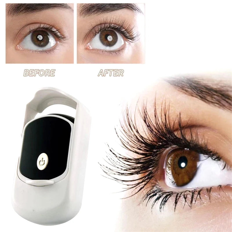 Rechargeable Heated Eyelash Curler Eyelashes Clip Long Lasting Eye Lash Curl Electric Eyelash Curler Device Makeup Tools