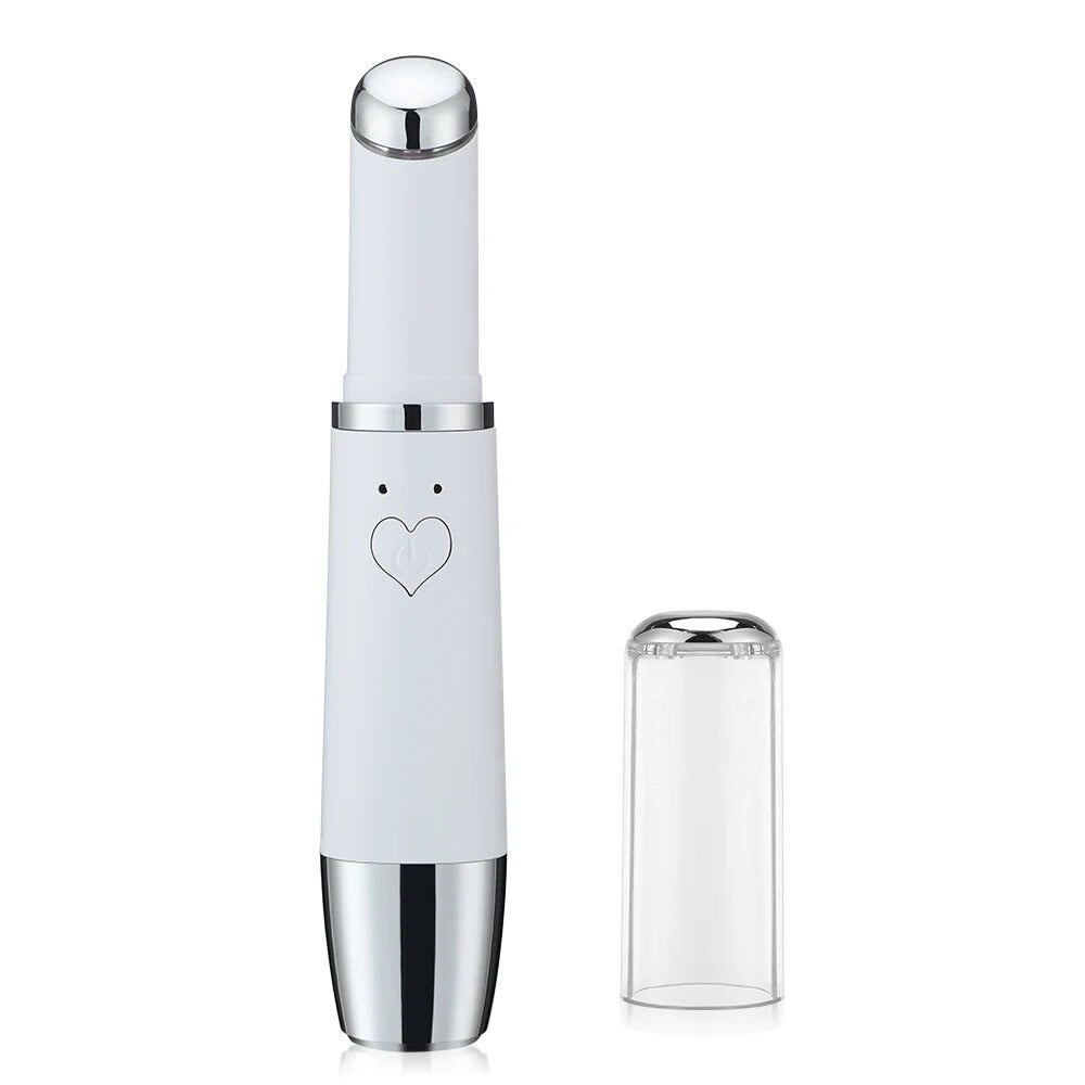 Electric Eye Massager Vibration Heated Beauty Massage Device For Dark Circles Puffiness Eye Fatigue Removal Wrinkle Eye Care Pen