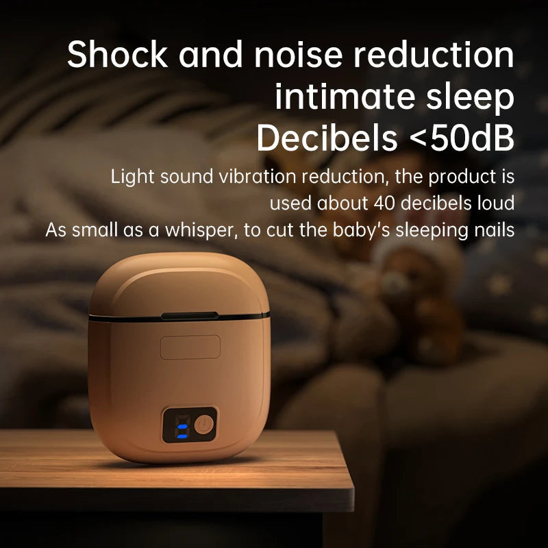 Electric Nail Clippers Rechargeable Nail Trimmer Polishing Automatic Nail Clippers Household Nail Cutting Tool Type-C