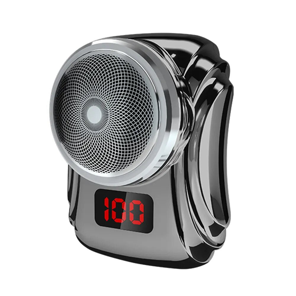 Mini Shave Electric Razors Digital Display for Men Portable Pocket Razor Beard Trimmer Razors Electric Travel Shaver