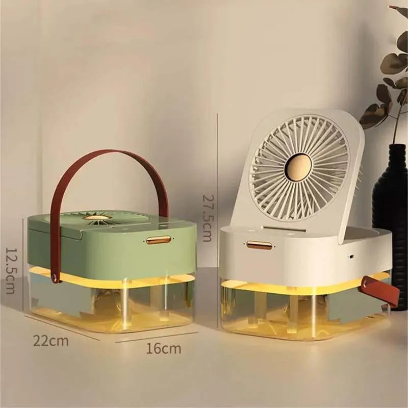 2.5L Large-capacity Desktop Humidification Spray Fan Portable USB Household Large Wind Silent Humidifier