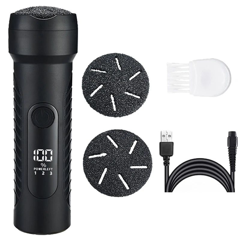 Charged Electric Foot File for Heels Grinding Pedicure Tools Professional Foot Care Tool Dead Hard Skin Callus Remover