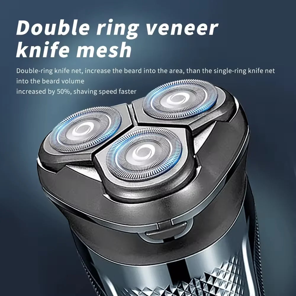 Professional Men's Electric Shaver Sideburns Trimmer USB Charging High-power Scissors Washable Multifunctional Shaver