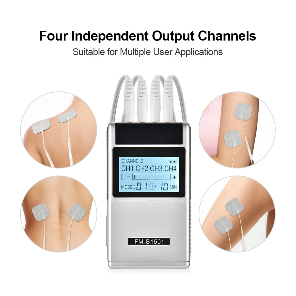 15 Mode Electric Tens Muscle Stimulator Ems Acupuncture Body Massage Digital Machine Electrostimulator Body Care Massage