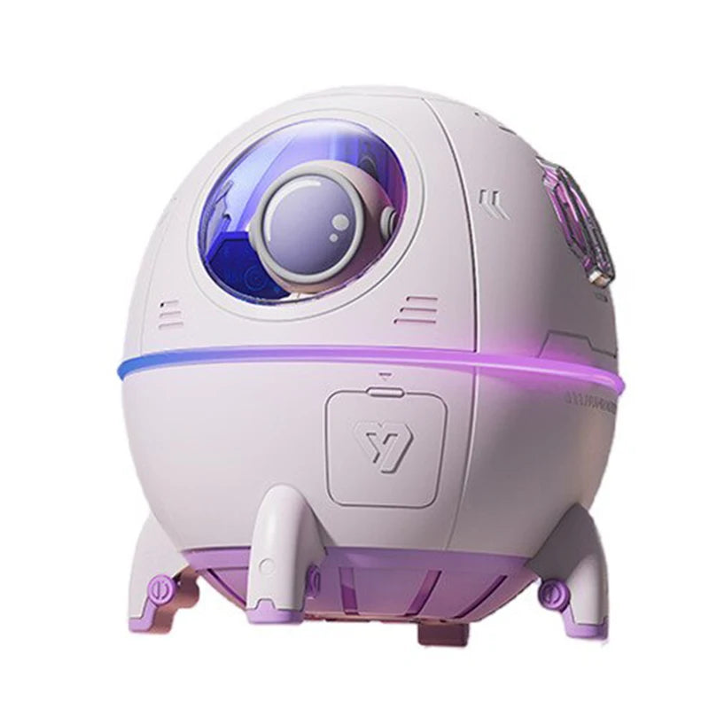 Portable Mini Humidifier Astronaut Space Small Cool Mist Humidifiers 220ML USB Desktop Humidifier with Auto Shut Off Night Light