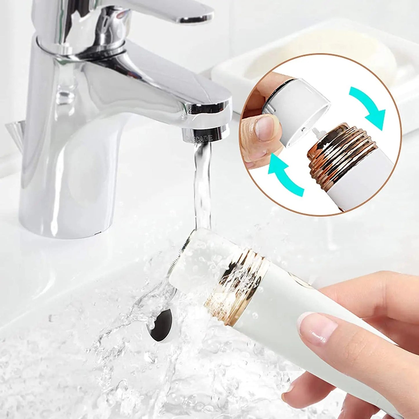 3 IN 1 Rechargeable Electric Eyebrow Trimmer Epilator Female Body Facial Lipstick Shape Hair Removal Mini Painless Razor Shaver