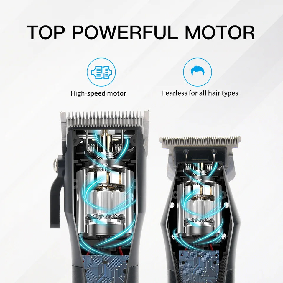 Combo Kit Men's Hair Trimmer For Beard Electric Beard Hair Clipper Rechargeable Hair Cutter Machine Haircut