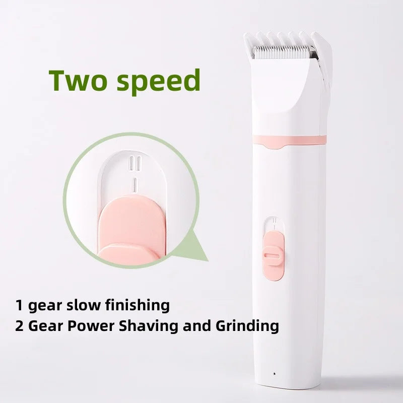 Dog Hair Clippers Grooming For Nail Cutter 4-In-1 Cordless Electric Trimmer Low Noise USB Rechargeable Pet Clippers