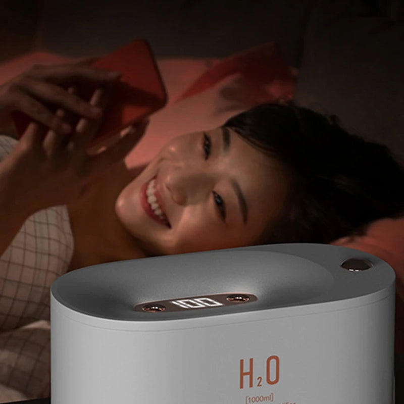 Air Humidifier H2O Ultrasonic Diffuser 1000ML Large Capacity Long Time Wireless Differential