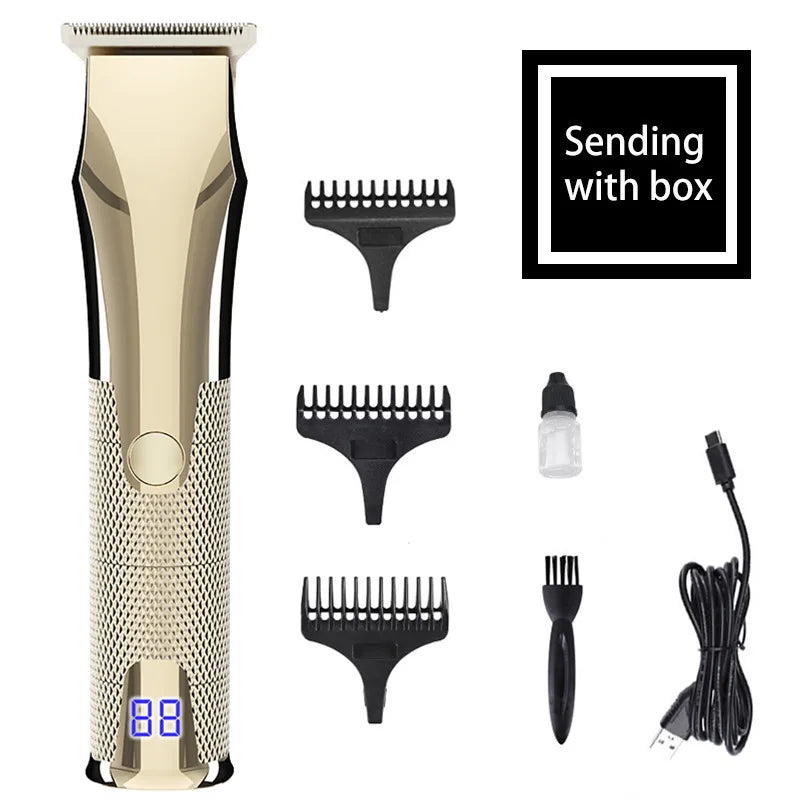 Professional Cordless Hair Clipper Rechargeable Barber Haircut Machine Hair Trimmer for Barbers Stylists Haircutting Machine