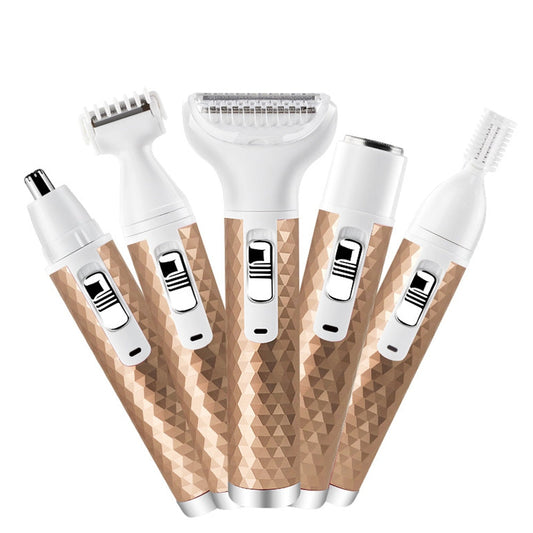 Portable Electric Razor for Women Body Nose Hair Trimmer Face Shavers Eyebrow Legs Armpit Bikini Hair Remover Women Epilator