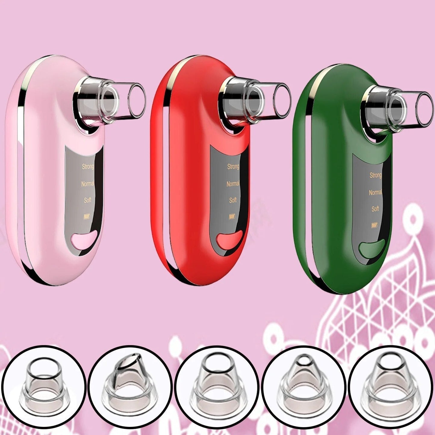 Blackhead Remover Electric Vacuum Suction Blemish Cleaner Face Care Tool Pore Acne Pimple Blemish Remover Home Use Beauty Device