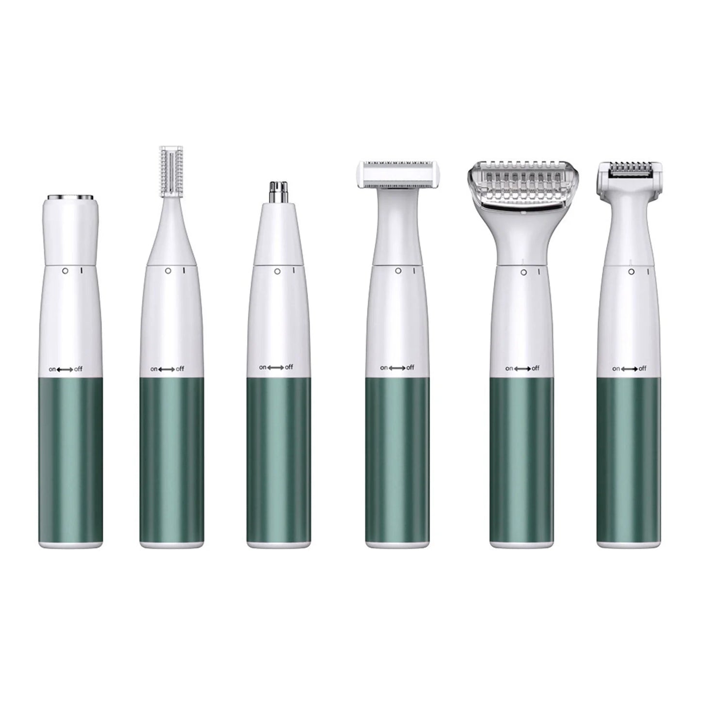 6 In 1 Electric Epilator Wireless Hair Removal Device Grooming Tools