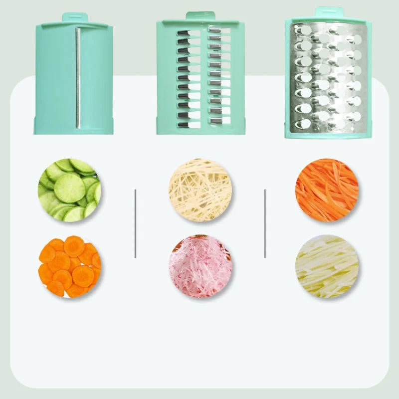 Home Electric Vegetable Chopper 1PC USB Rechargeable Multifunctional Shredder Slicer Cooker Kitchen Machine