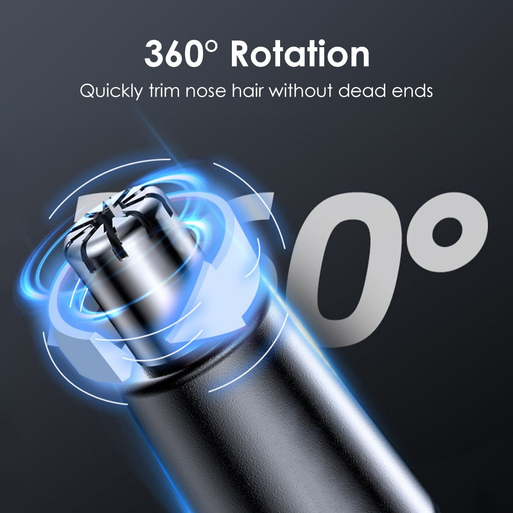 Electric Nose Hair Trimmer Implement Shaver Clipper Unisex Ear Neck Eyebrow Trimmer Shaver Man Clean Trimer Razor Remover Kit